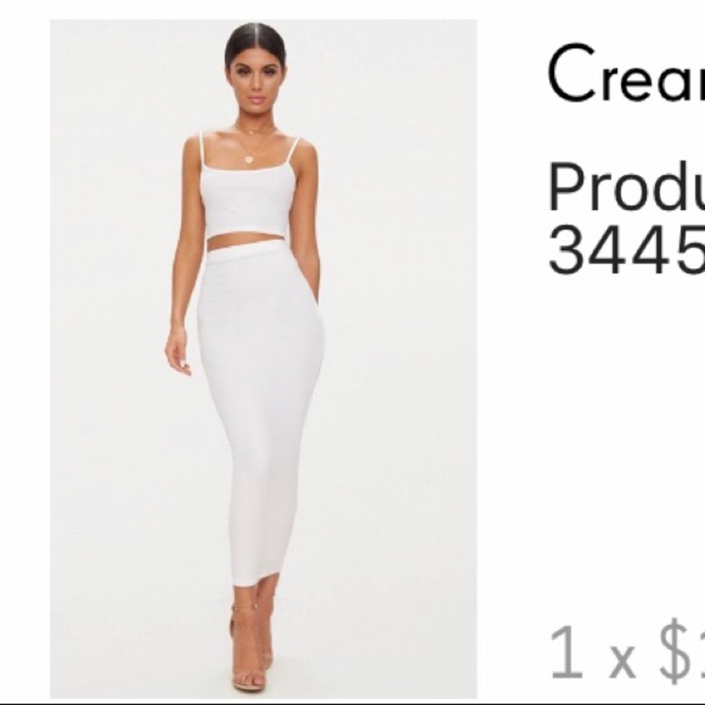NWT mid maxi skirt